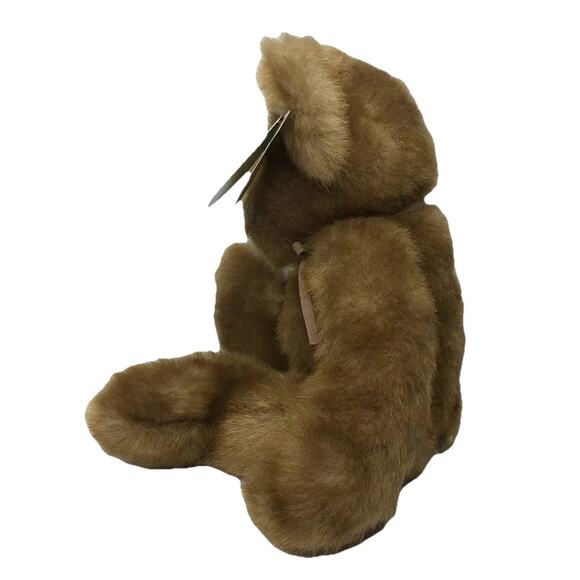 NEW First & Main Minky Faux Brown Mink Stuffed Teddy Bear Plush Corduroy Paws - Picture 8 of 11